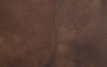 Mocha Top Grain Leather Sofa with Metal Legs - 1st Choice Furniture Direct