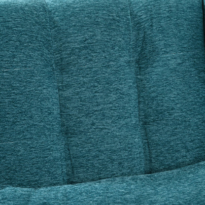 Modern Accent Chair Upholstered Foam Filled Living Room Chairs Comfy Reading Chair Mid Century Modern Chair with Chenille Fabric Lounge Arm Chairs Armchair for Living Room Bedroom (Teal) - 1st Choice Furniture Direct