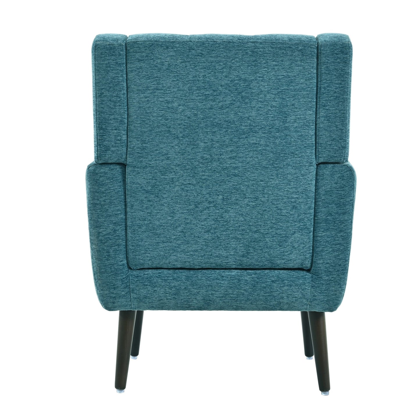 Modern Accent Chair Upholstered Foam Filled Living Room Chairs Comfy Reading Chair Mid Century Modern Chair with Chenille Fabric Lounge Arm Chairs Armchair for Living Room Bedroom (Teal) - 1st Choice Furniture Direct
