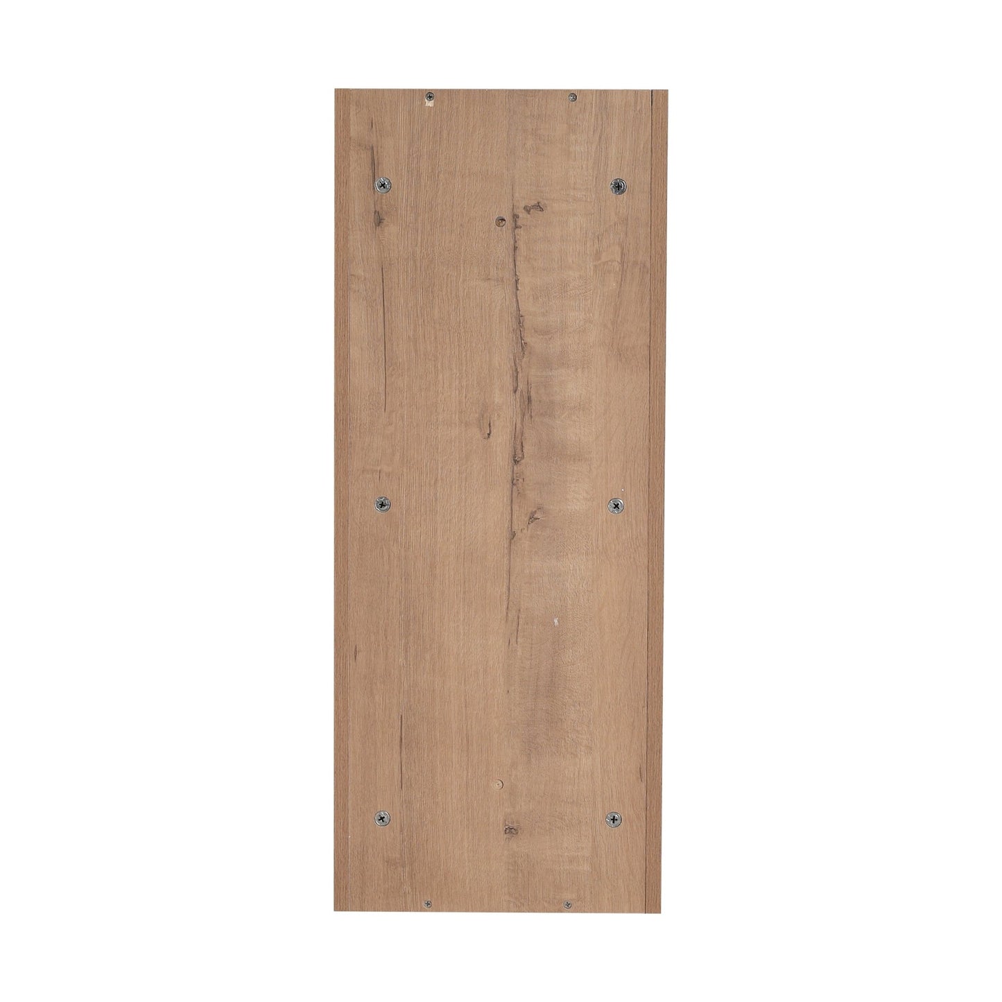Modern Bathroom Wall - Mounted Storage Rack with Floating Design in Imitative Oak Plywood, 12 Inches - 1st Choice Furniture Direct
