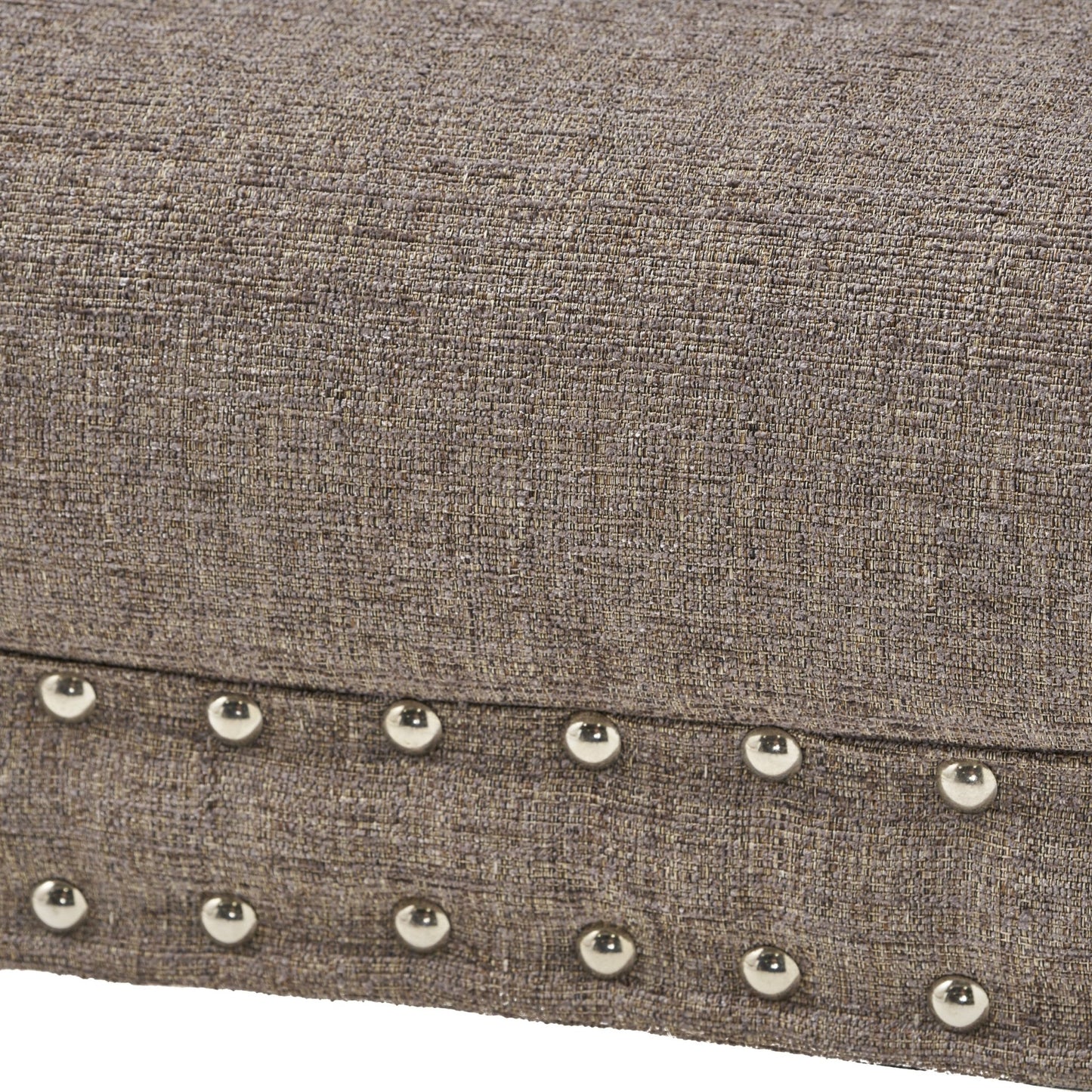 Modern Button Tufted Sitting Bench, Accent Fabric Upholstered Ottoman for Bedroom or Living Room - 1st Choice Furniture Direct