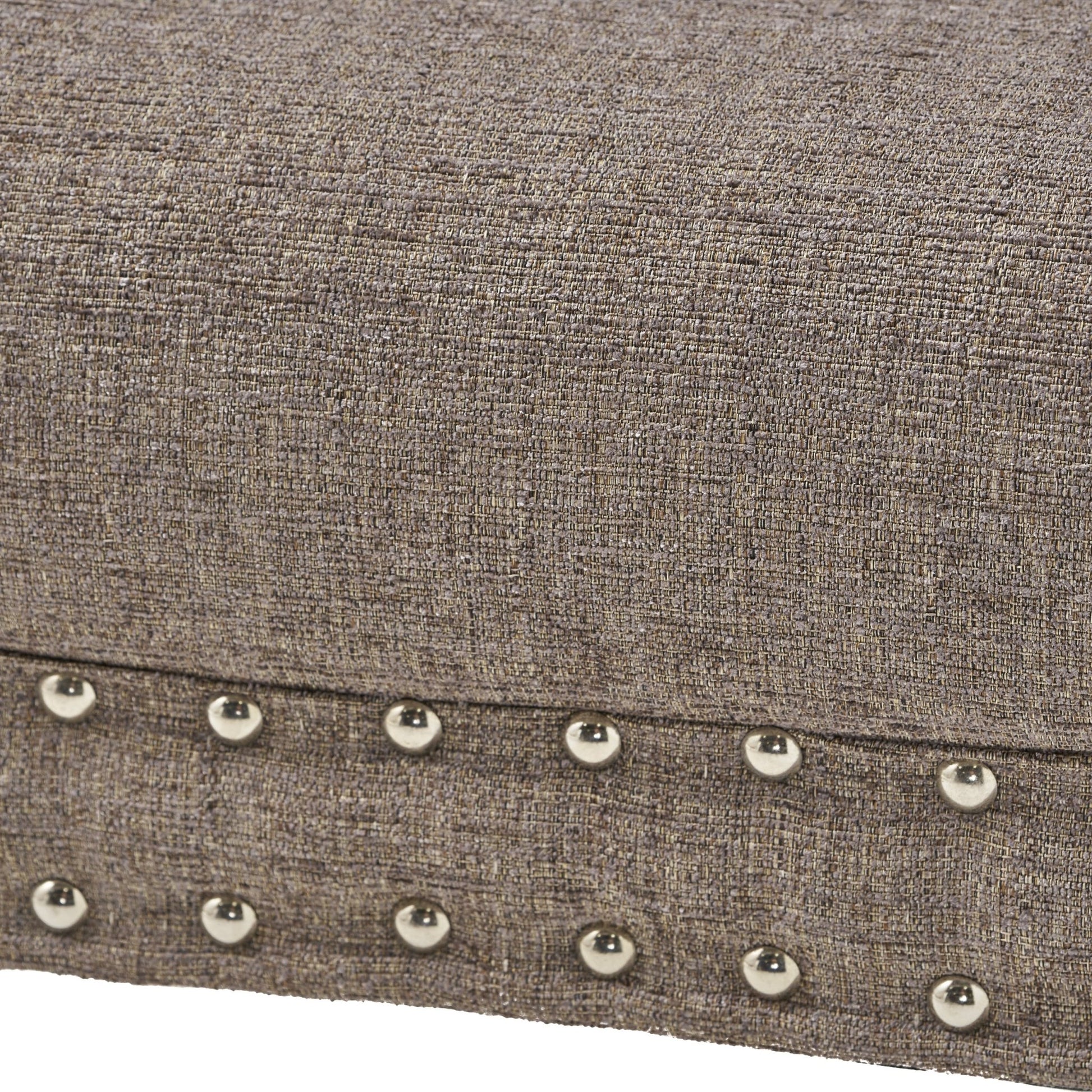 Modern Button Tufted Sitting Bench, Accent Fabric Upholstered Ottoman for Bedroom or Living Room - 1st Choice Furniture Direct