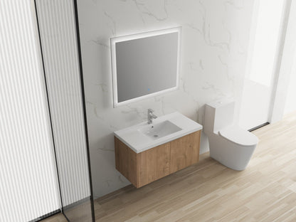 Modern Design 36 Inch Float Mounting Bathroom Vanity With Sink Soft Close Door,2 Doors - 00636 IMO(KD - Packing) - 1st Choice Furniture Direct