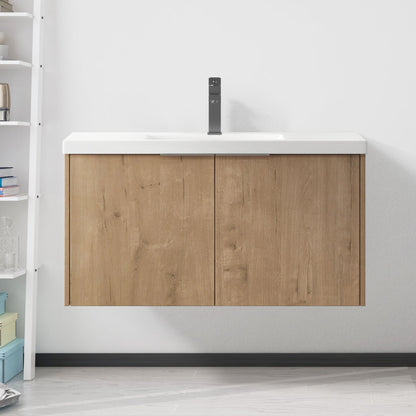 Modern Design 36 Inch Float Mounting Bathroom Vanity With Sink Soft Close Door,2 Doors - 00636 IMO(KD - Packing) - 1st Choice Furniture Direct