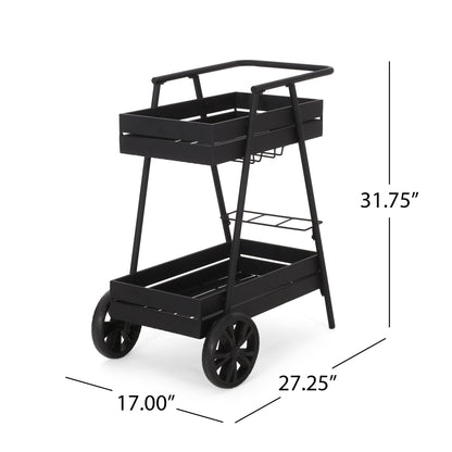 Modern Industrial Bar Cart - 1st Choice Furniture Direct