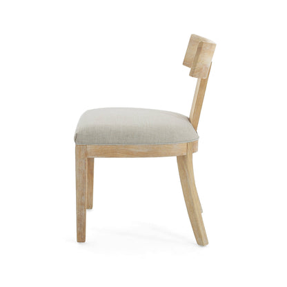 Modern Linen Dining Chair with Fabric Upholstery in Elegant Design - 1st Choice Furniture Direct