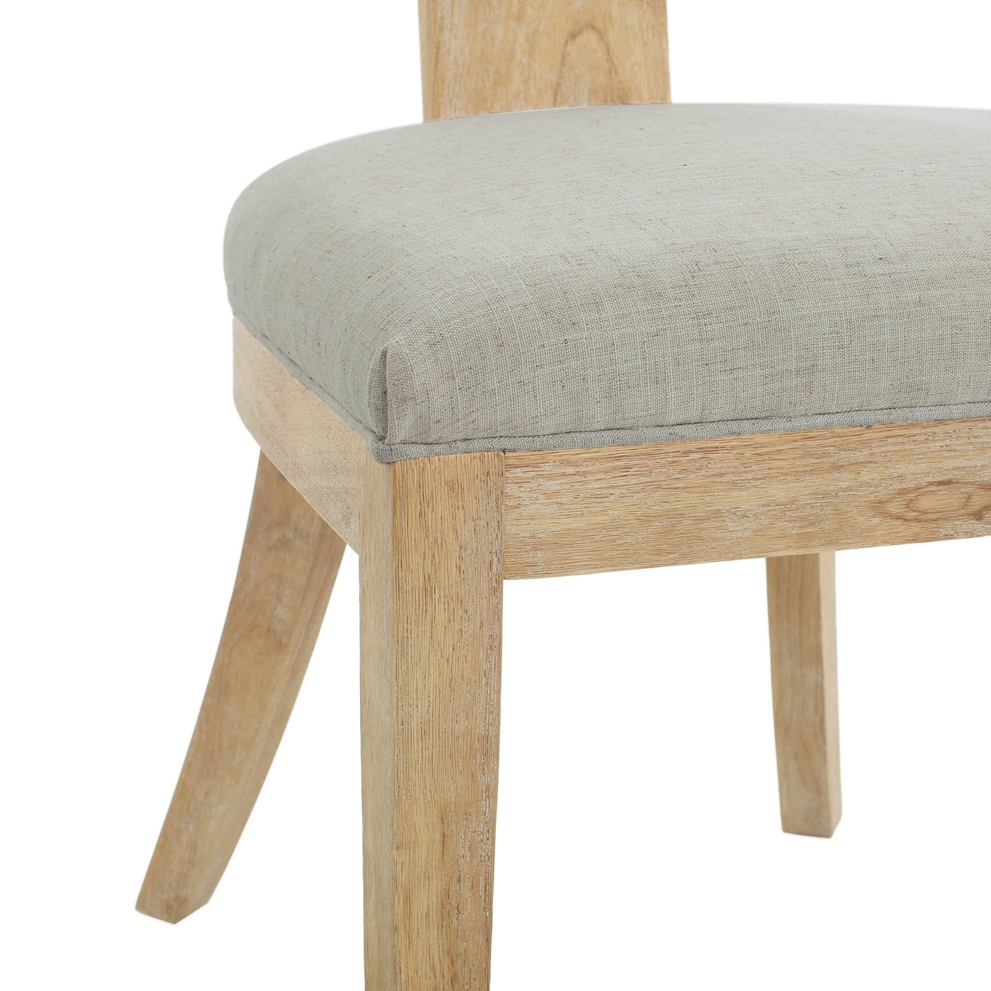 Modern Linen Dining Chair with Fabric Upholstery in Elegant Design - 1st Choice Furniture Direct