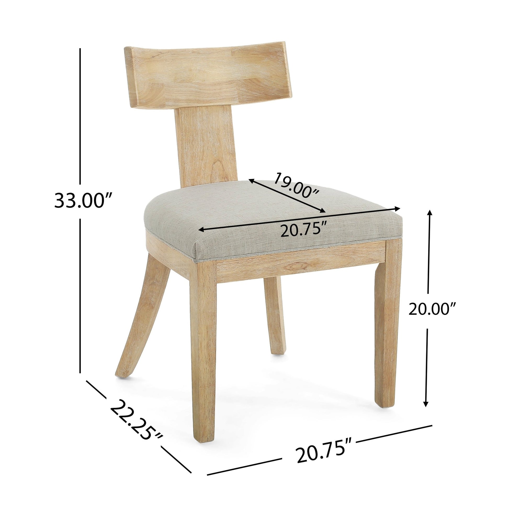 Modern Linen Dining Chair with Fabric Upholstery in Elegant Design - 1st Choice Furniture Direct