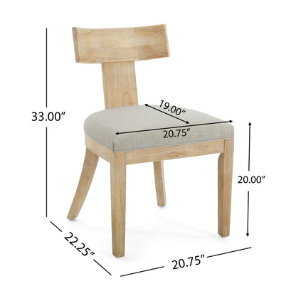 Modern Linen Dining Chair with Fabric Upholstery in Elegant Design - 1st Choice Furniture Direct