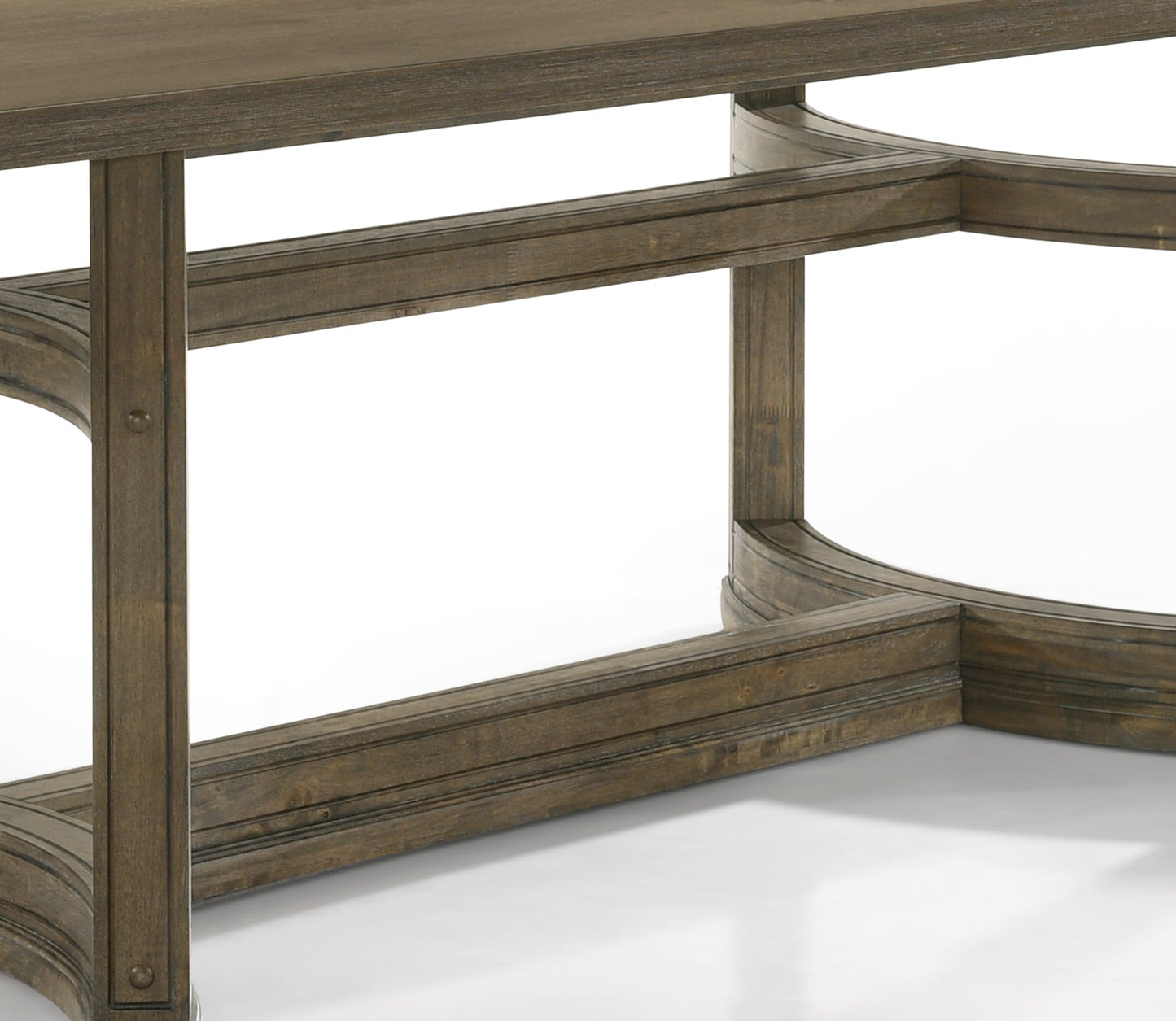Modern Oak Dining Table with Pedestal Base – 88 Inch - 1st Choice Furniture Direct