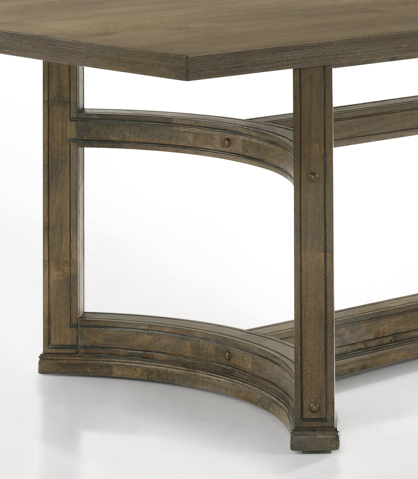 Modern Oak Dining Table with Pedestal Base – 88 Inch - 1st Choice Furniture Direct