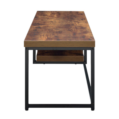 Modern Oak TV Stand for TVs Up to 60 Inches with Open Shelf - 1st Choice Furniture Direct