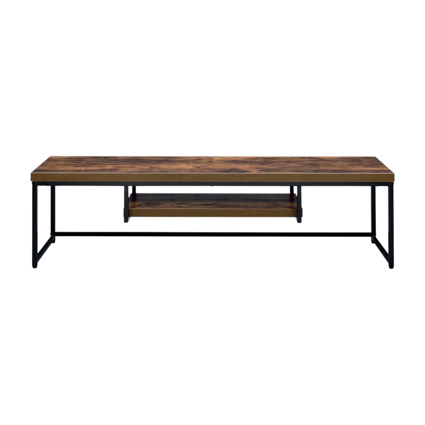Modern Oak TV Stand for TVs Up to 60 Inches with Open Shelf - 1st Choice Furniture Direct