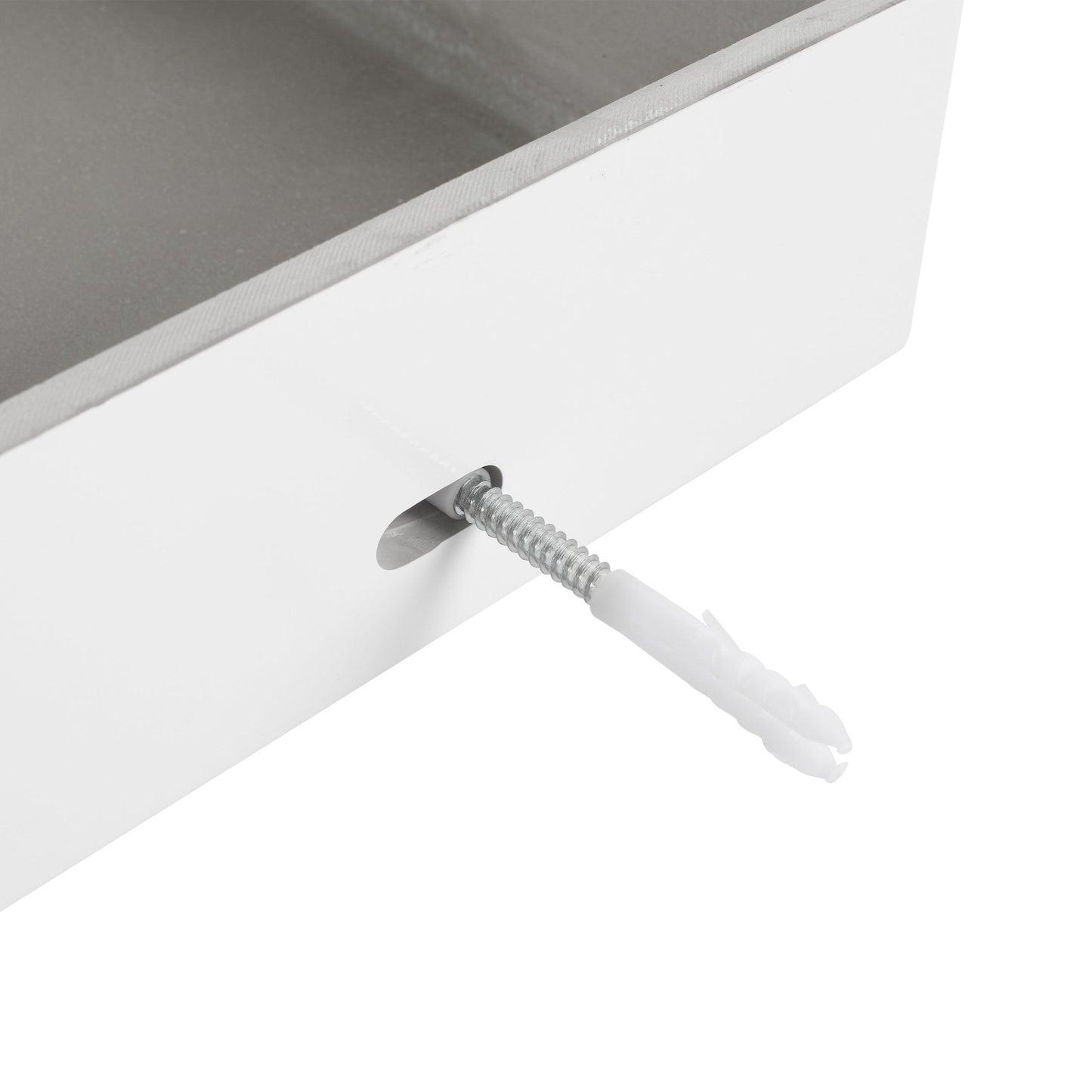 Modern Wall - Mounted Bathroom Vanity with Resin Sink and Side Cabinet, Soft Close Drawer, Imitative Oak, Plywood, 30 Inch - 1st Choice Furniture Direct