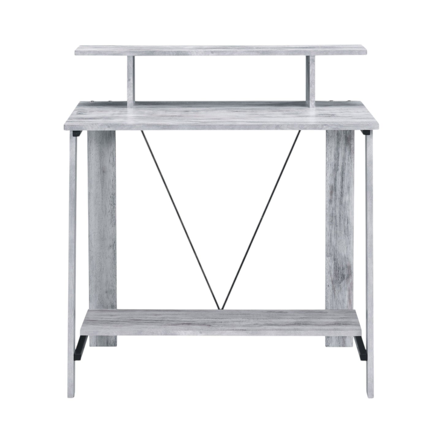 Modern White Writing Desk with USB Charging Ports and Storage - 1st Choice Furniture Direct