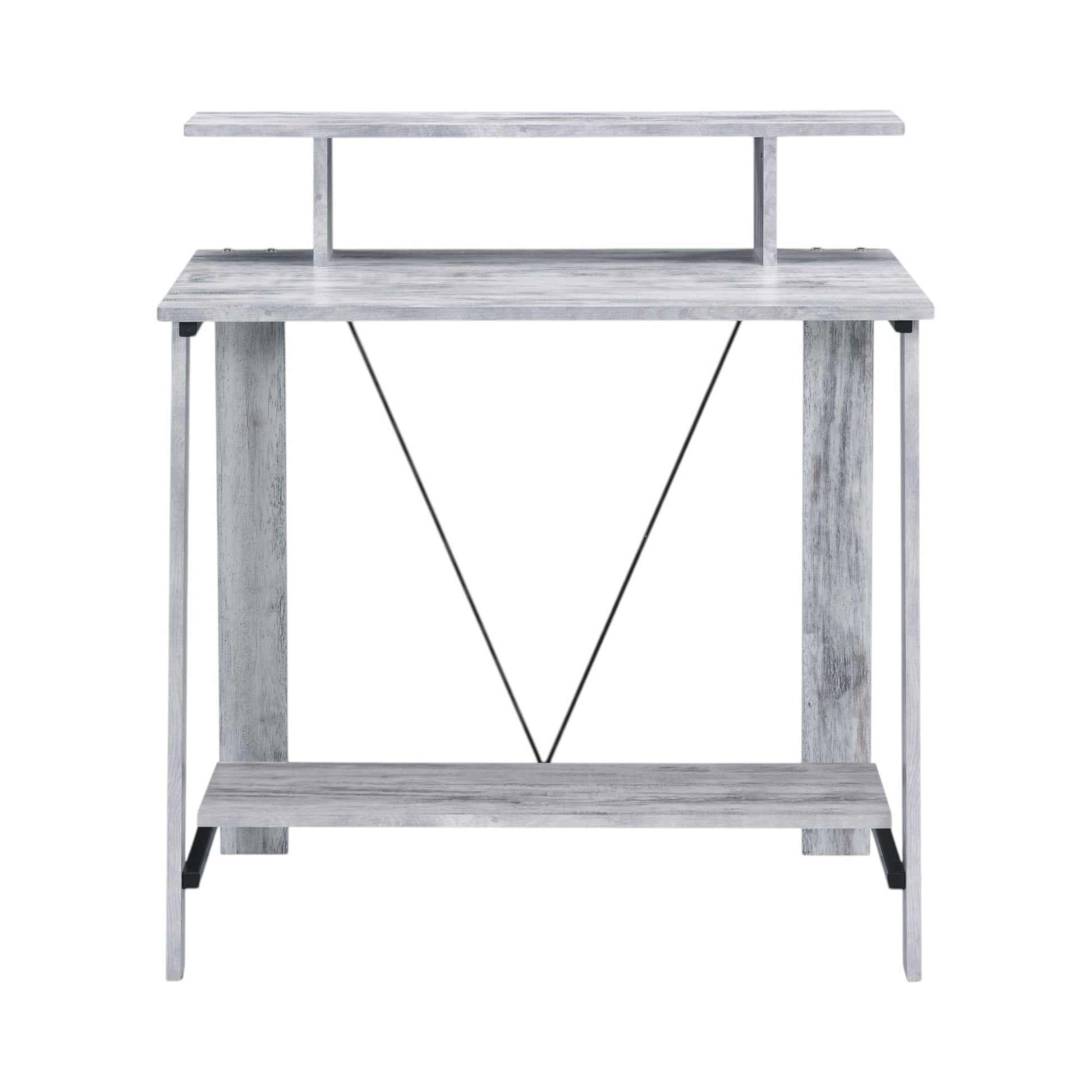 Modern White Writing Desk with USB Charging Ports and Storage - 1st Choice Furniture Direct
