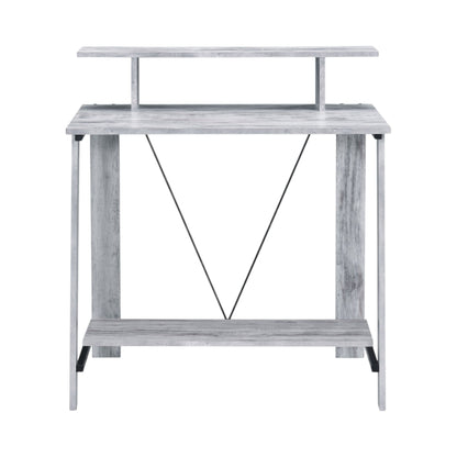 Modern White Writing Desk with USB Charging Ports and Storage - 1st Choice Furniture Direct