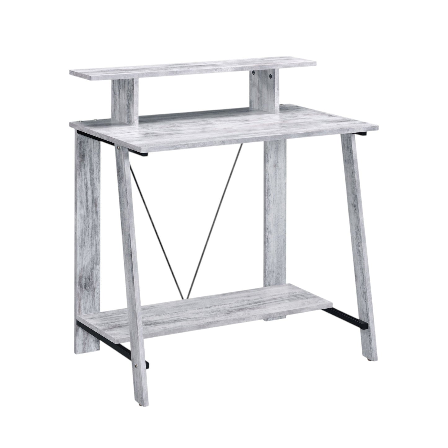 Modern White Writing Desk with USB Charging Ports and Storage - 1st Choice Furniture Direct