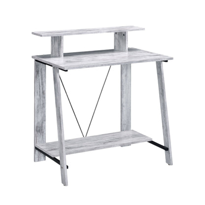 Modern White Writing Desk with USB Charging Ports and Storage - 1st Choice Furniture Direct