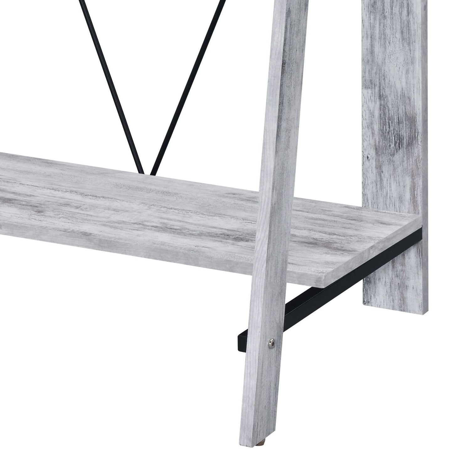 Modern White Writing Desk with USB Charging Ports and Storage - 1st Choice Furniture Direct