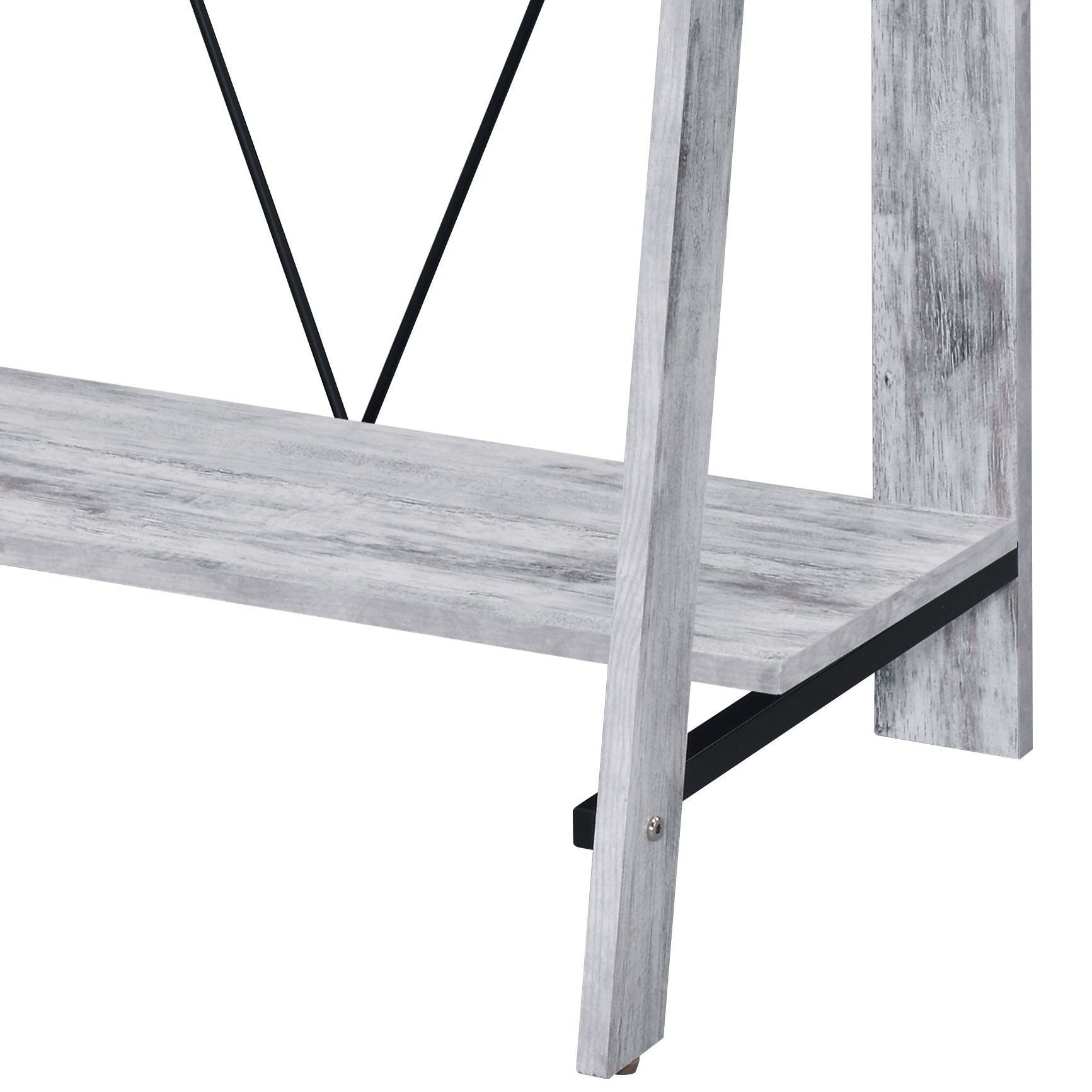 Modern White Writing Desk with USB Charging Ports and Storage - 1st Choice Furniture Direct