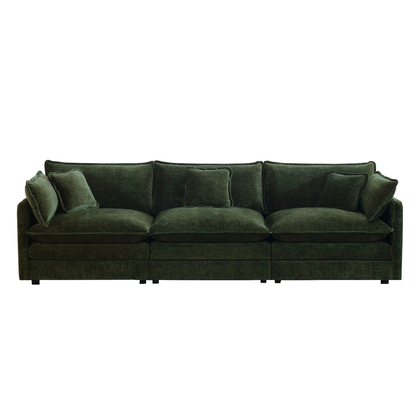 Modular 3 - Seater Chenille Sofa | Expandable Sectional Couch for Living Room - 1st Choice Furniture Direct