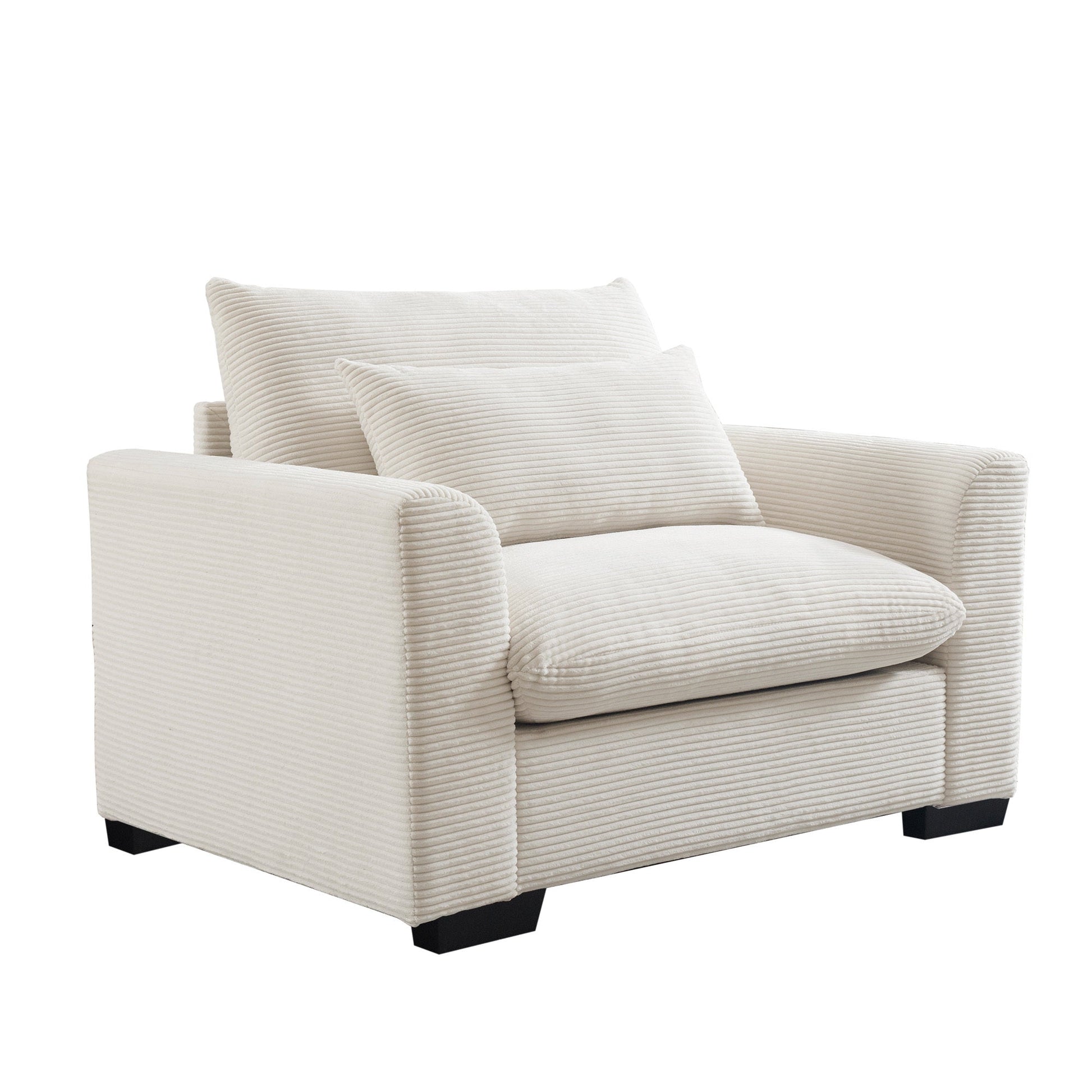 Modular Corduroy Sectional Sofa | Convertible Cloud Couch - 1st Choice Furniture Direct