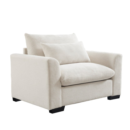 Modular Corduroy Sectional Sofa | Convertible Cloud Couch - 1st Choice Furniture Direct