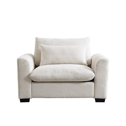 Modular Corduroy Sectional Sofa | Convertible Cloud Couch - 1st Choice Furniture Direct