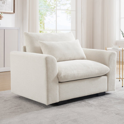 Modular Corduroy Sectional Sofa | Convertible Cloud Couch - 1st Choice Furniture Direct