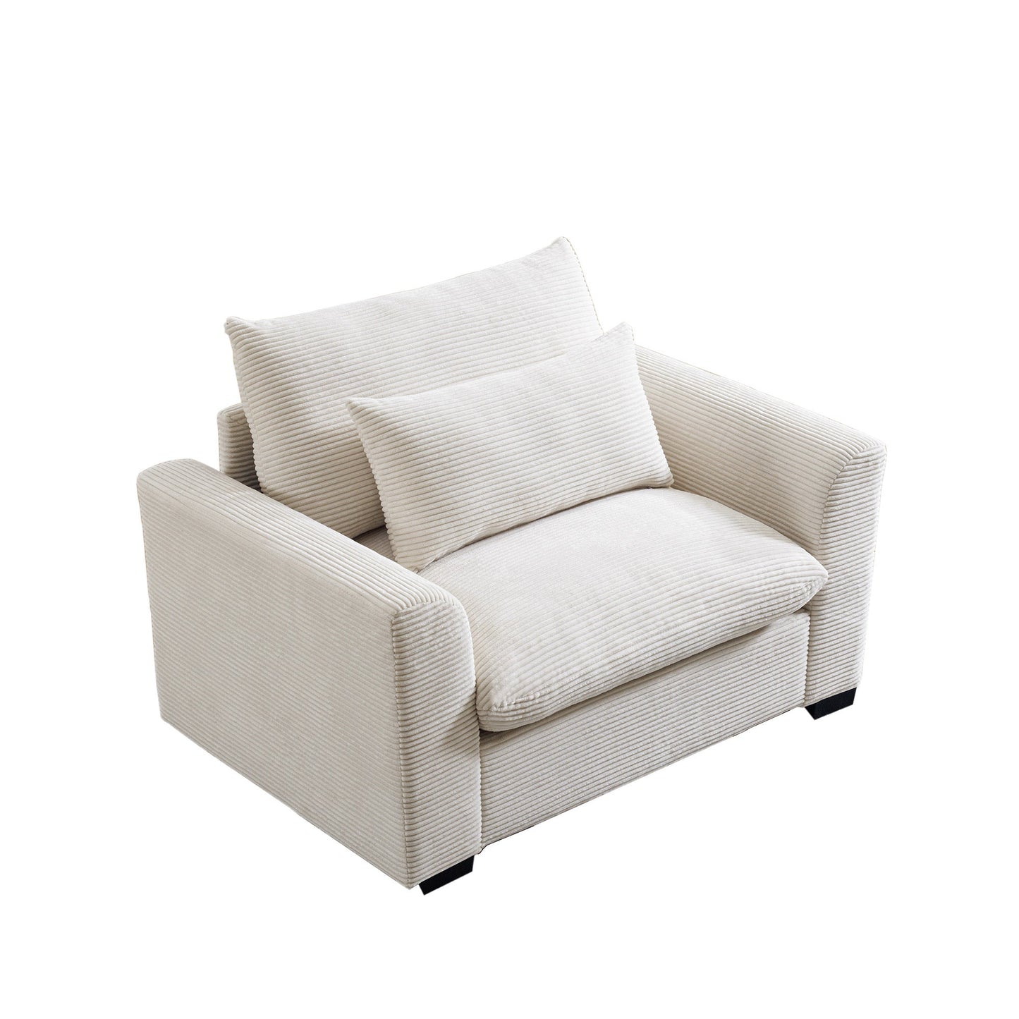 Modular Corduroy Sectional Sofa | Convertible Cloud Couch - 1st Choice Furniture Direct