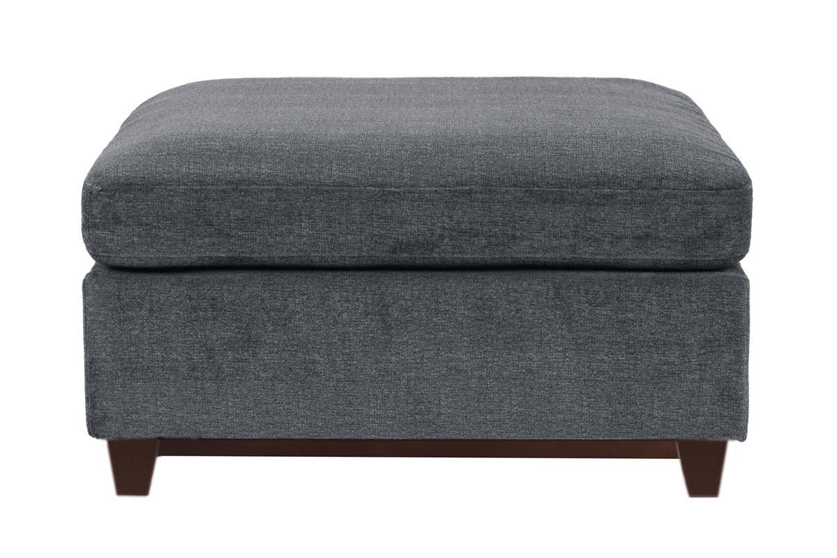 Modular Living Room Furniture Ottoman Ash Chenille Fabric 1pc Cushion Ottoman Couch - 1st Choice Furniture Direct