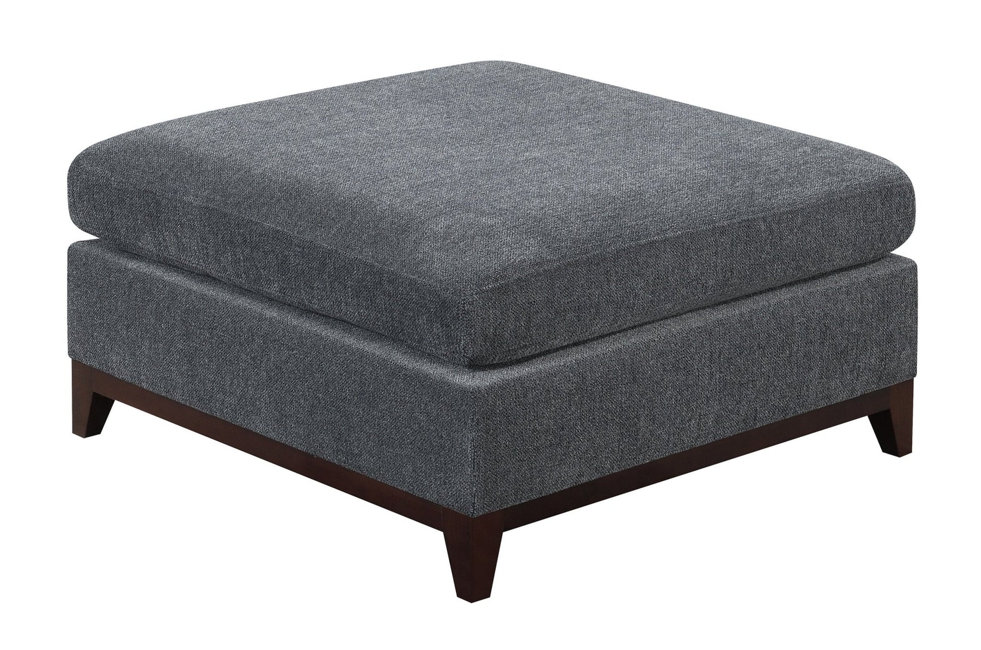 Modular Living Room Furniture Ottoman Ash Chenille Fabric 1pc Cushion Ottoman Couch - 1st Choice Furniture Direct