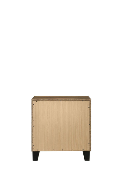 Morales Rustic Oak Finish Nightstand - 1st Choice Furniture Direct