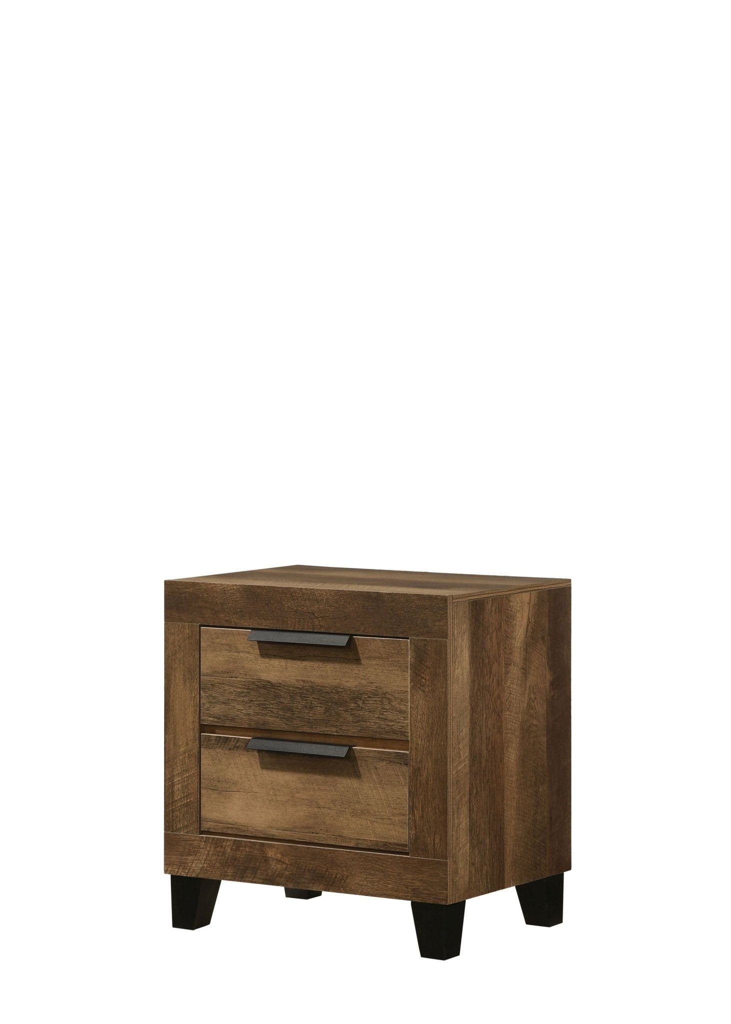 Morales Rustic Oak Finish Nightstand - 1st Choice Furniture Direct