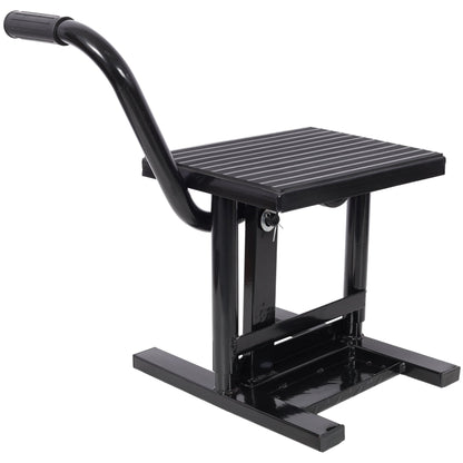 Motorcycle Dirt Bike Stands and Lifts Jack Stand Steel Lift 11 7/8' - 16' Adjustable Height 330 LBS Load Capacity Heavy Duty Steel Black - 1st Choice Furniture Direct