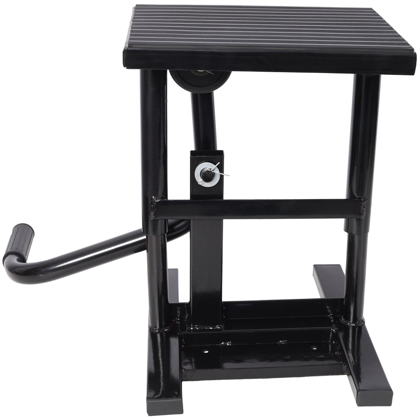 Motorcycle Dirt Bike Stands and Lifts Jack Stand Steel Lift 11 7/8' - 16' Adjustable Height 330 LBS Load Capacity Heavy Duty Steel Black - 1st Choice Furniture Direct
