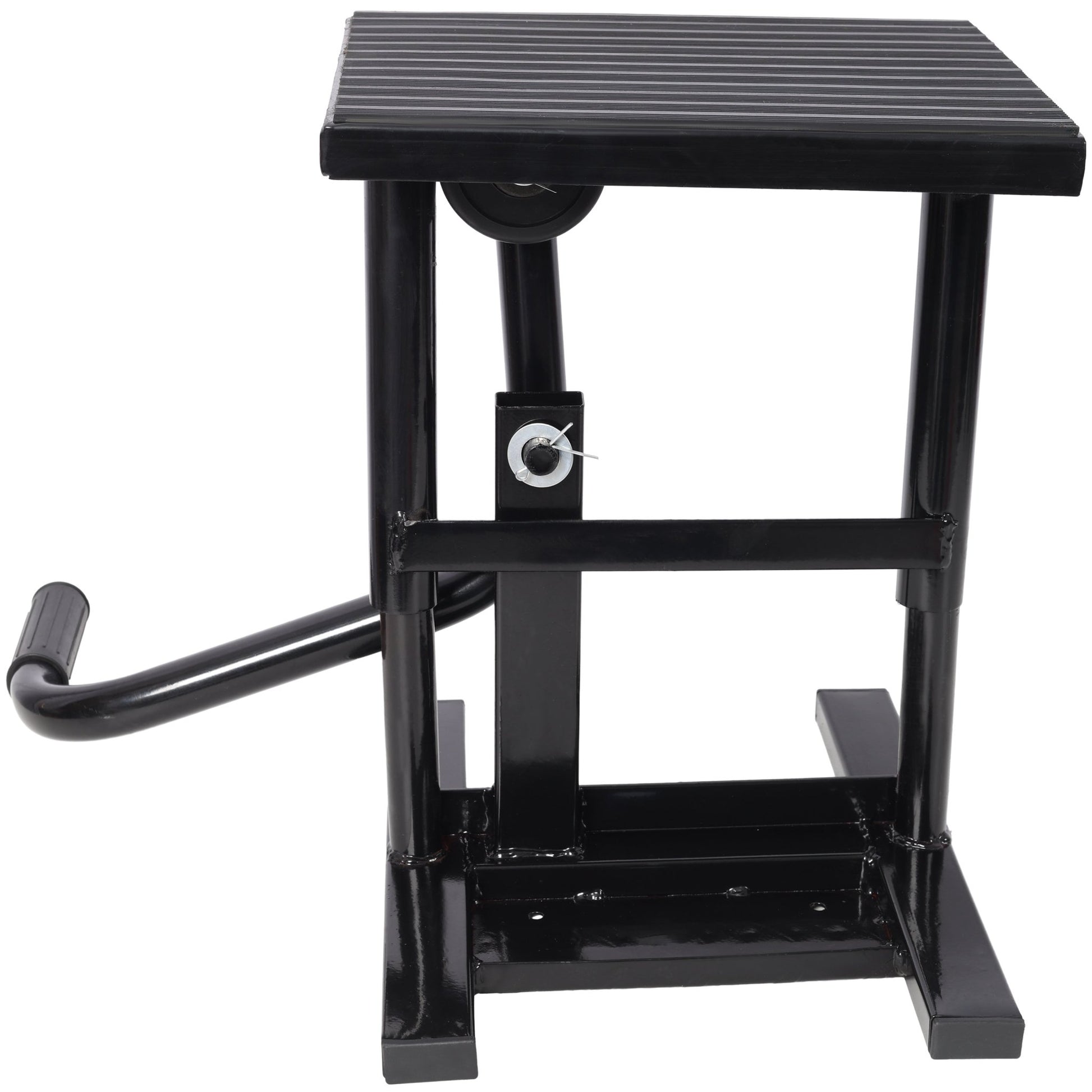 Motorcycle Dirt Bike Stands and Lifts Jack Stand Steel Lift 11 7/8' - 16' Adjustable Height 330 LBS Load Capacity Heavy Duty Steel Black - 1st Choice Furniture Direct