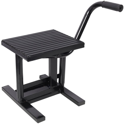 Motorcycle Dirt Bike Stands and Lifts Jack Stand Steel Lift 11 7/8' - 16' Adjustable Height 330 LBS Load Capacity Heavy Duty Steel Black - 1st Choice Furniture Direct