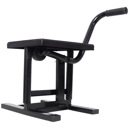 Motorcycle Dirt Bike Stands and Lifts Jack Stand Steel Lift 11 7/8' - 16' Adjustable Height 330 LBS Load Capacity Heavy Duty Steel Black - 1st Choice Furniture Direct