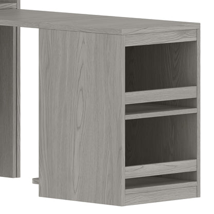 Multifunctional Wardrobe Closet with Fold-Out Desk & Storage Drawers - 1st Choice Furniture Direct