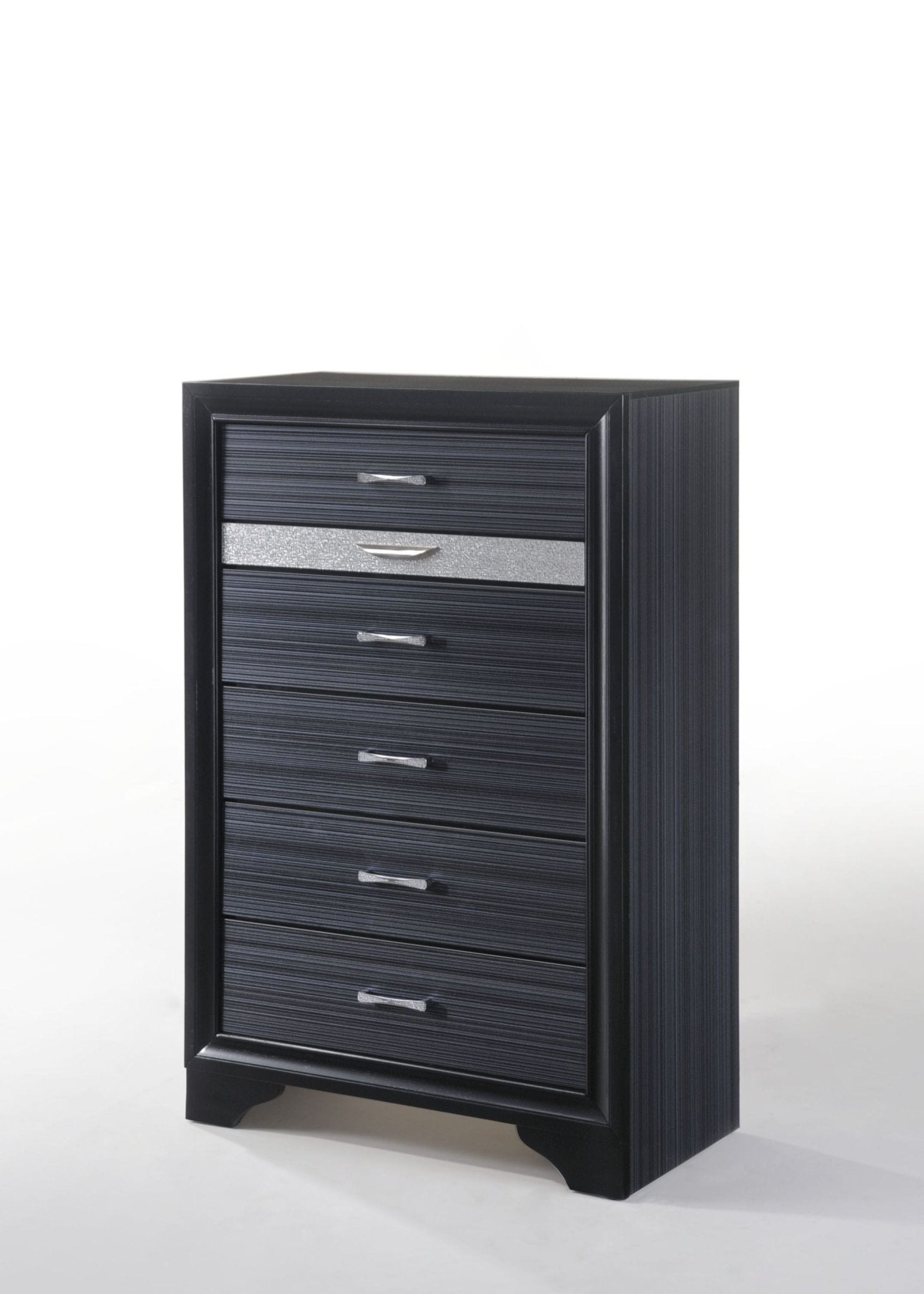 Naima Black Finish Chest - 1st Choice Furniture Direct