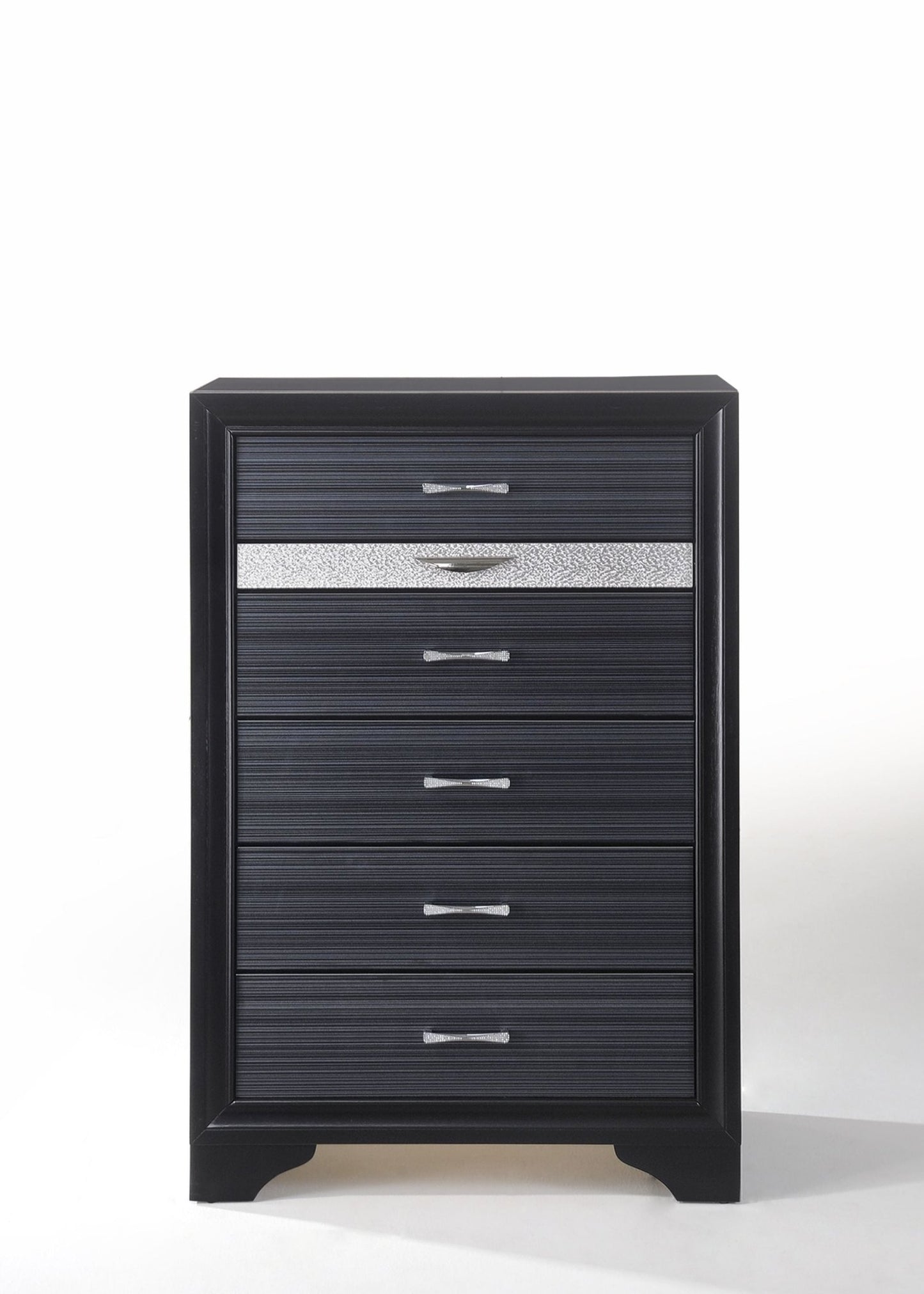 Naima Black Finish Chest - 1st Choice Furniture Direct