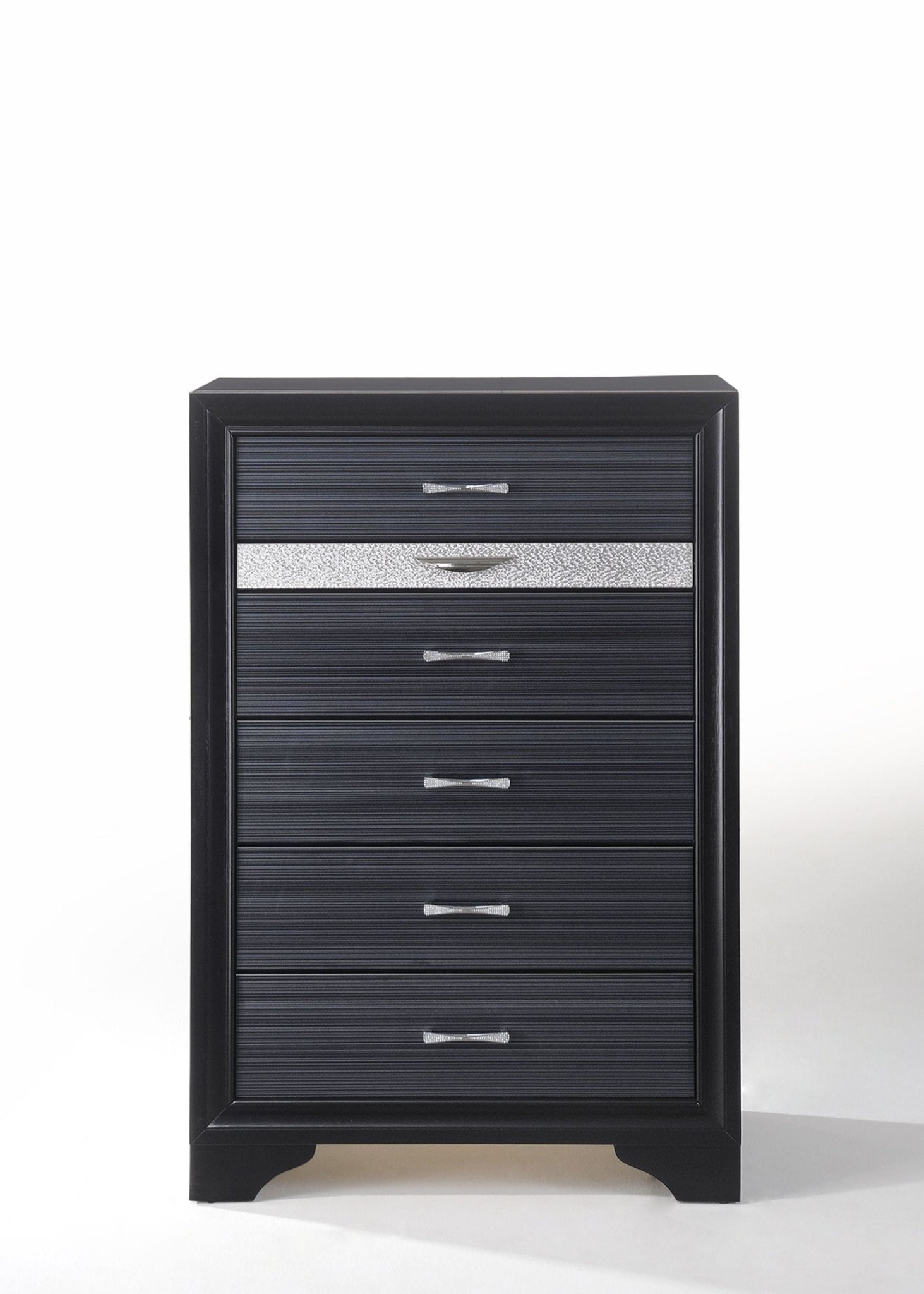 Naima Black Finish Chest - 1st Choice Furniture Direct