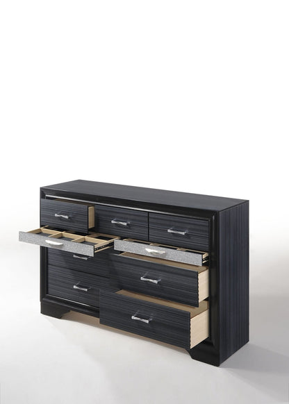 Naima Black Finish Dresser - 1st Choice Furniture Direct