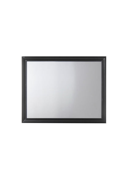 Naima Black Finish Mirror - 1st Choice Furniture Direct