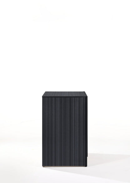 Naima Black Finish Nightstand - 1st Choice Furniture Direct