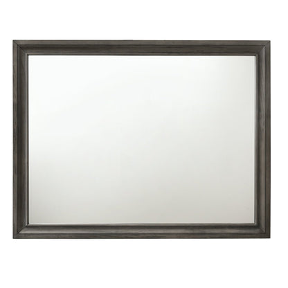 Naima Gray Finish Mirror - 1st Choice Furniture Direct