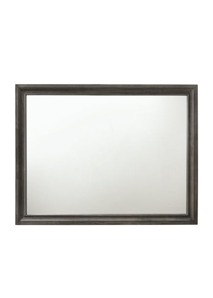 Naima Gray Finish Mirror - 1st Choice Furniture Direct