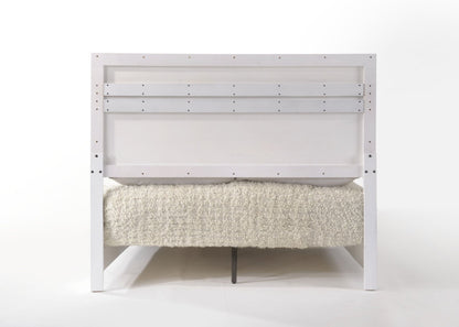 Naima II White High Gloss Finish EK Bed - 1st Choice Furniture Direct